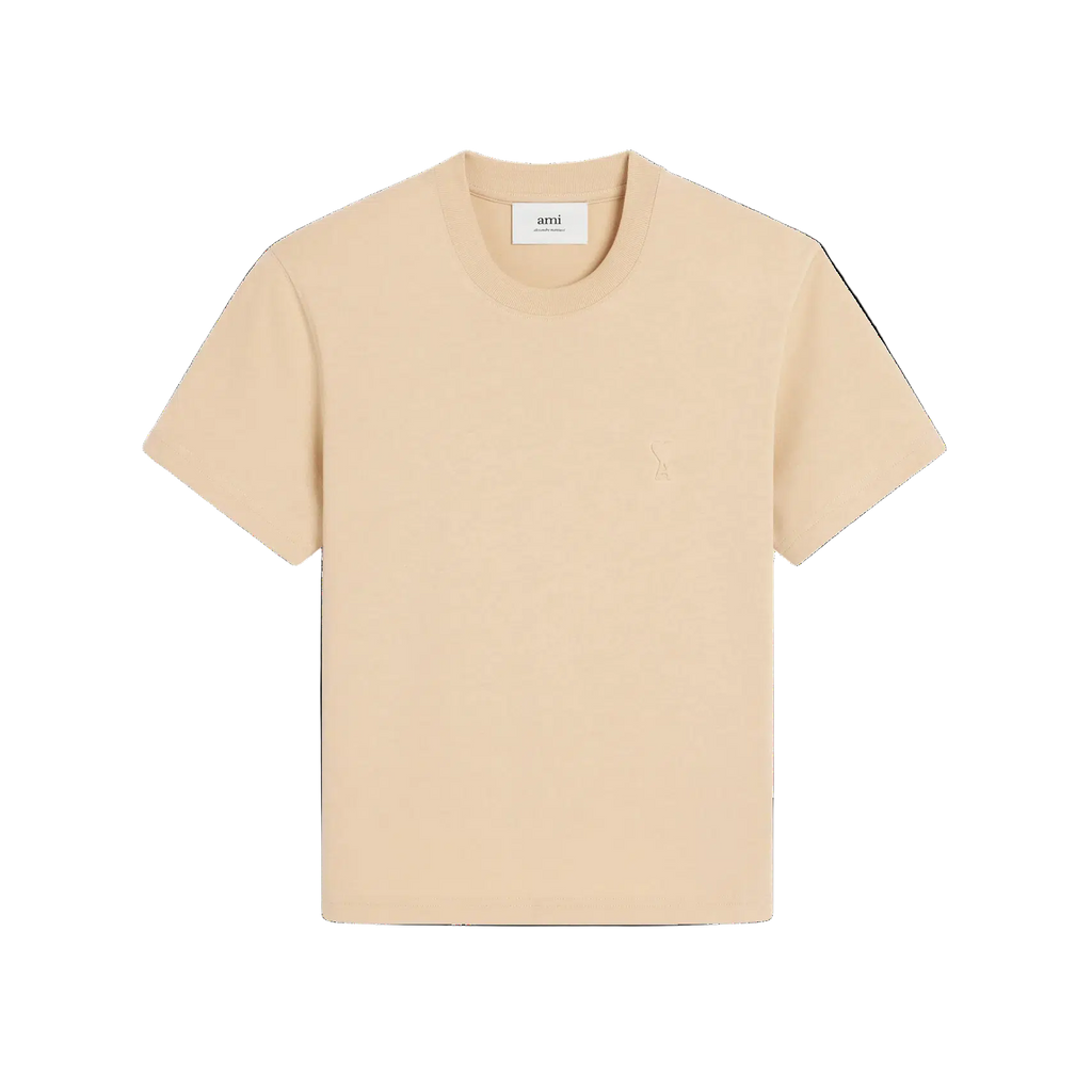 T-Shirt Ami De Coeur Petit 3D – Ami Paris – Beige "Gingembre"