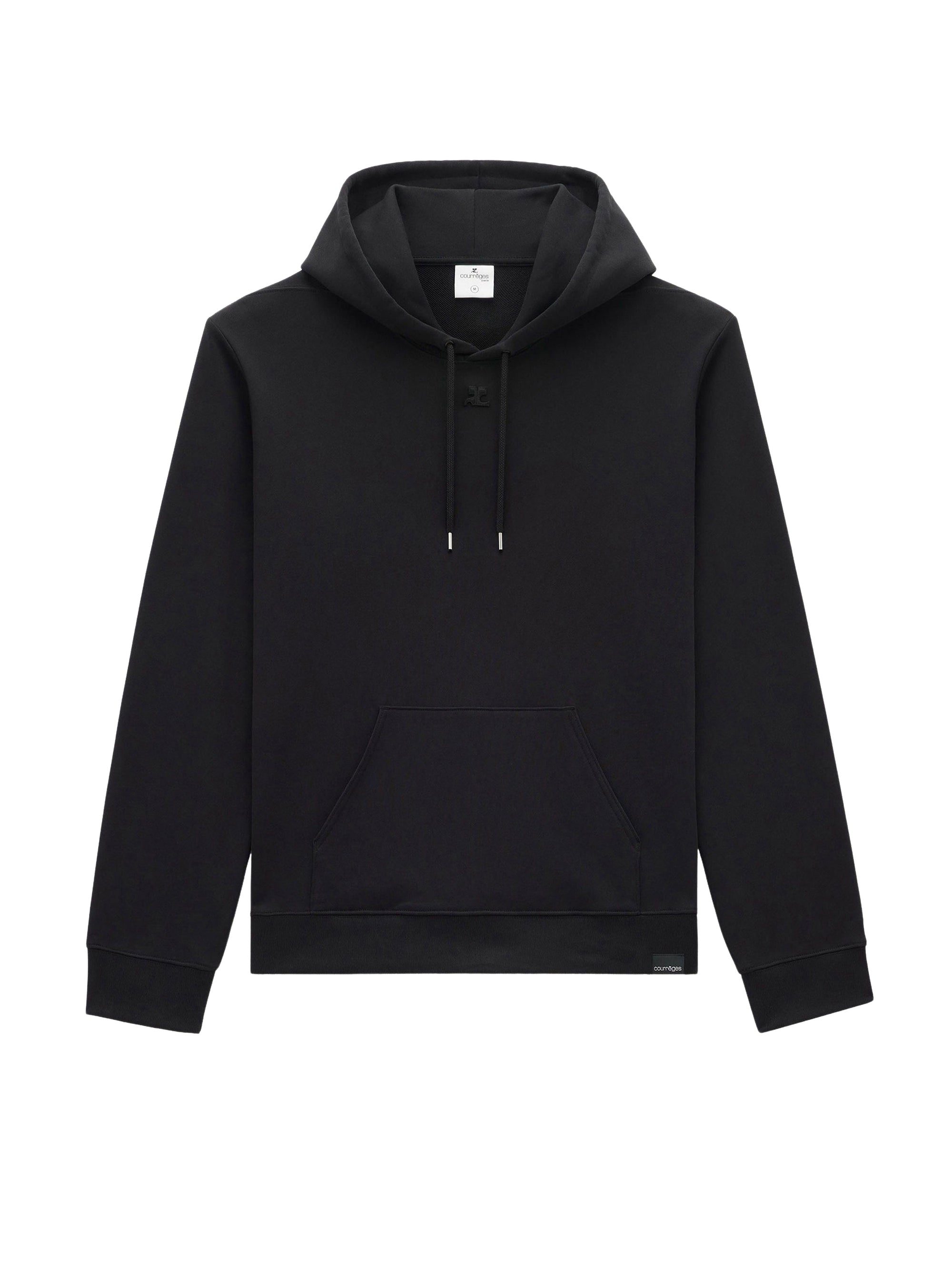 Sweat à Capuche - Courrèges - Black