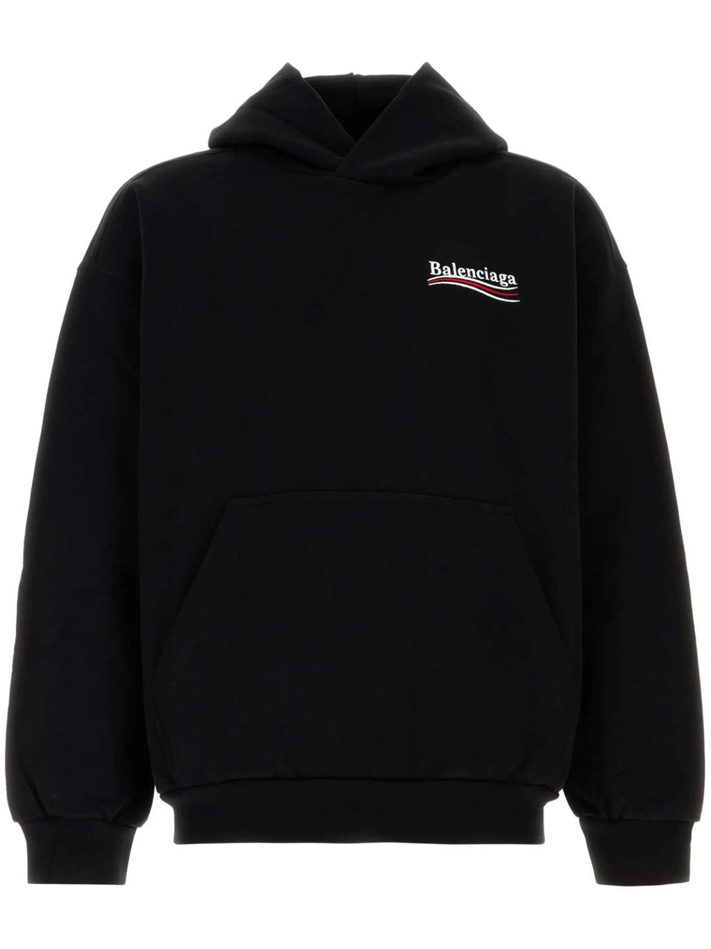 Hoodie Political Campaign - Balenciaga - Black