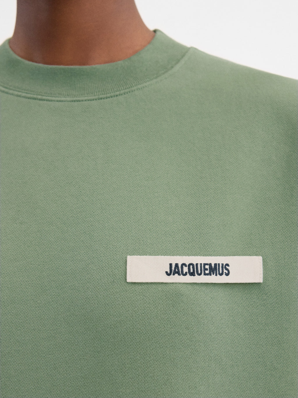 Le Sweatshirt Gros Grain – Jacquemus – Light Kaki