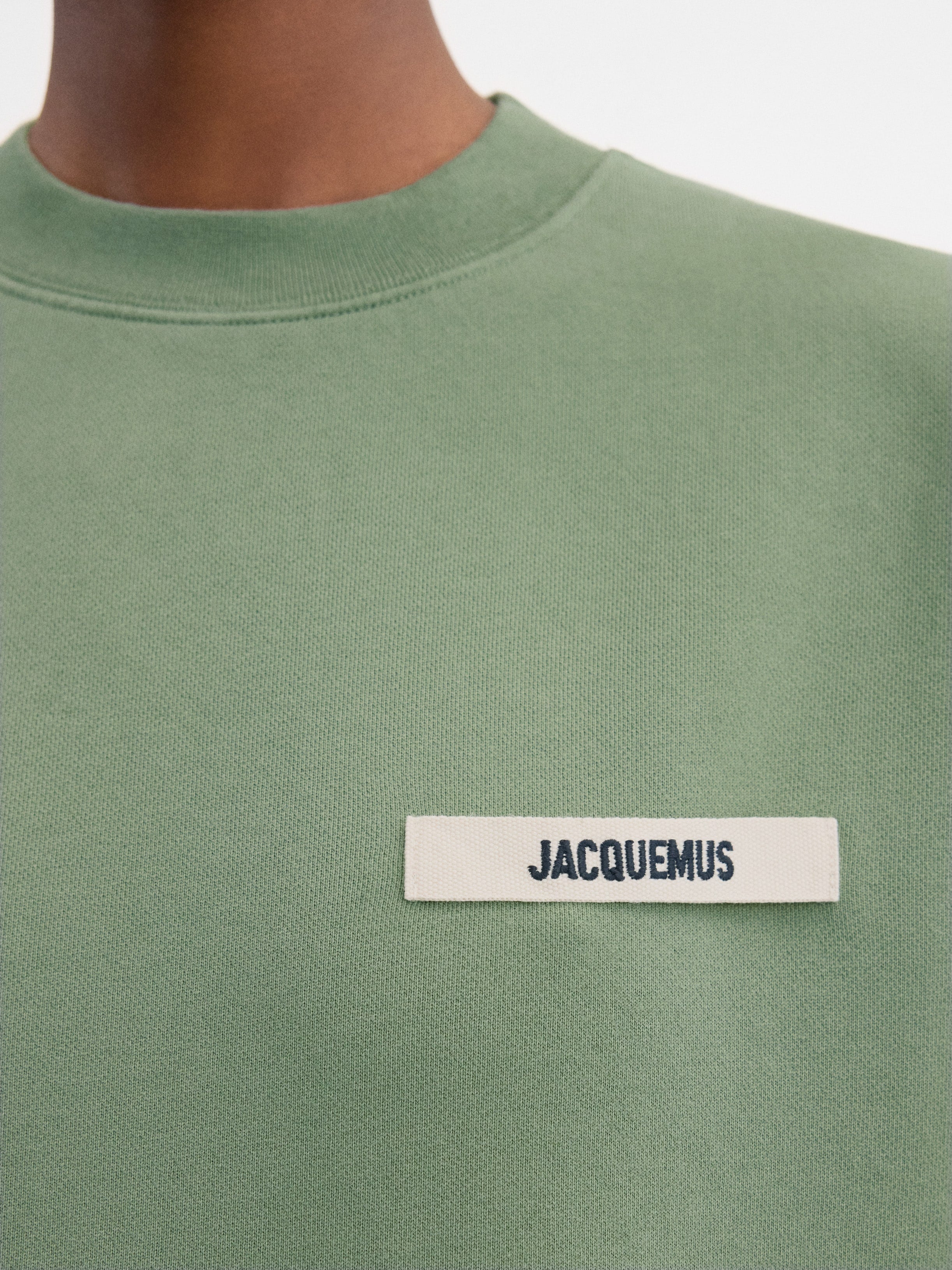 Le Sweatshirt Gros Grain – Jacquemus – Light Kaki