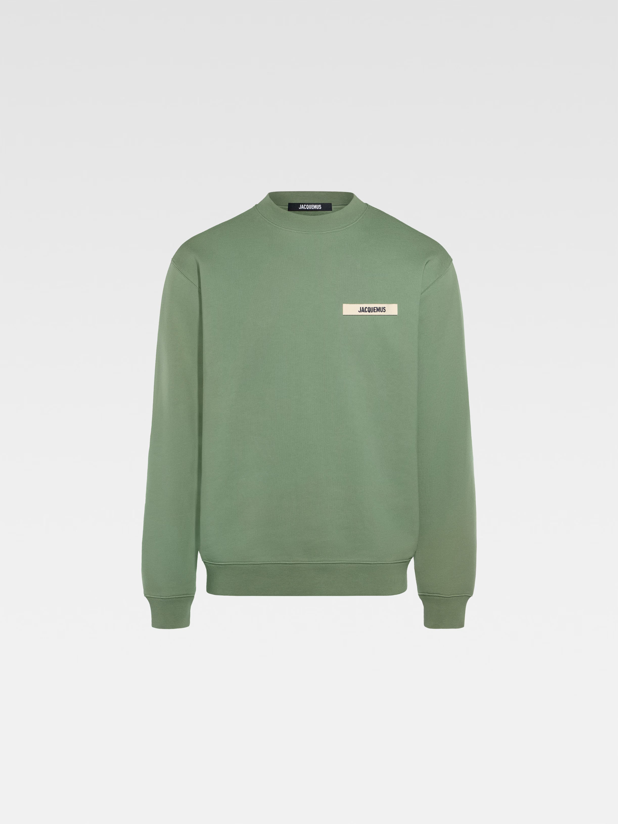 Le Sweatshirt Gros Grain – Jacquemus – Light Kaki