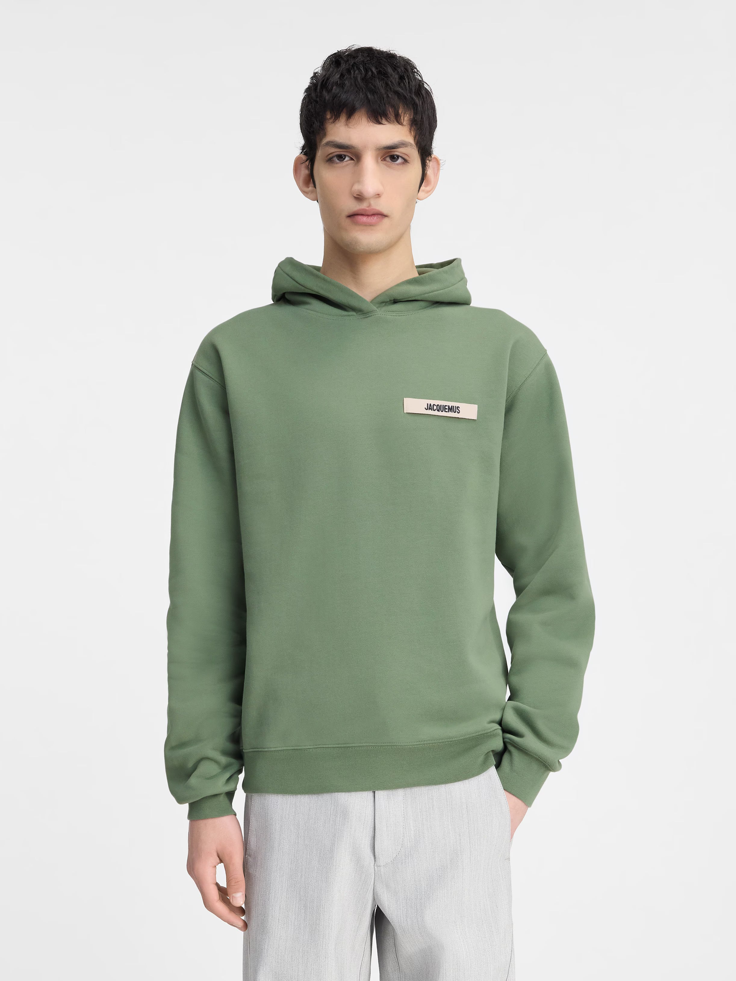 Le Hoodie Gros Grain – Jacquemus – Light Kaki