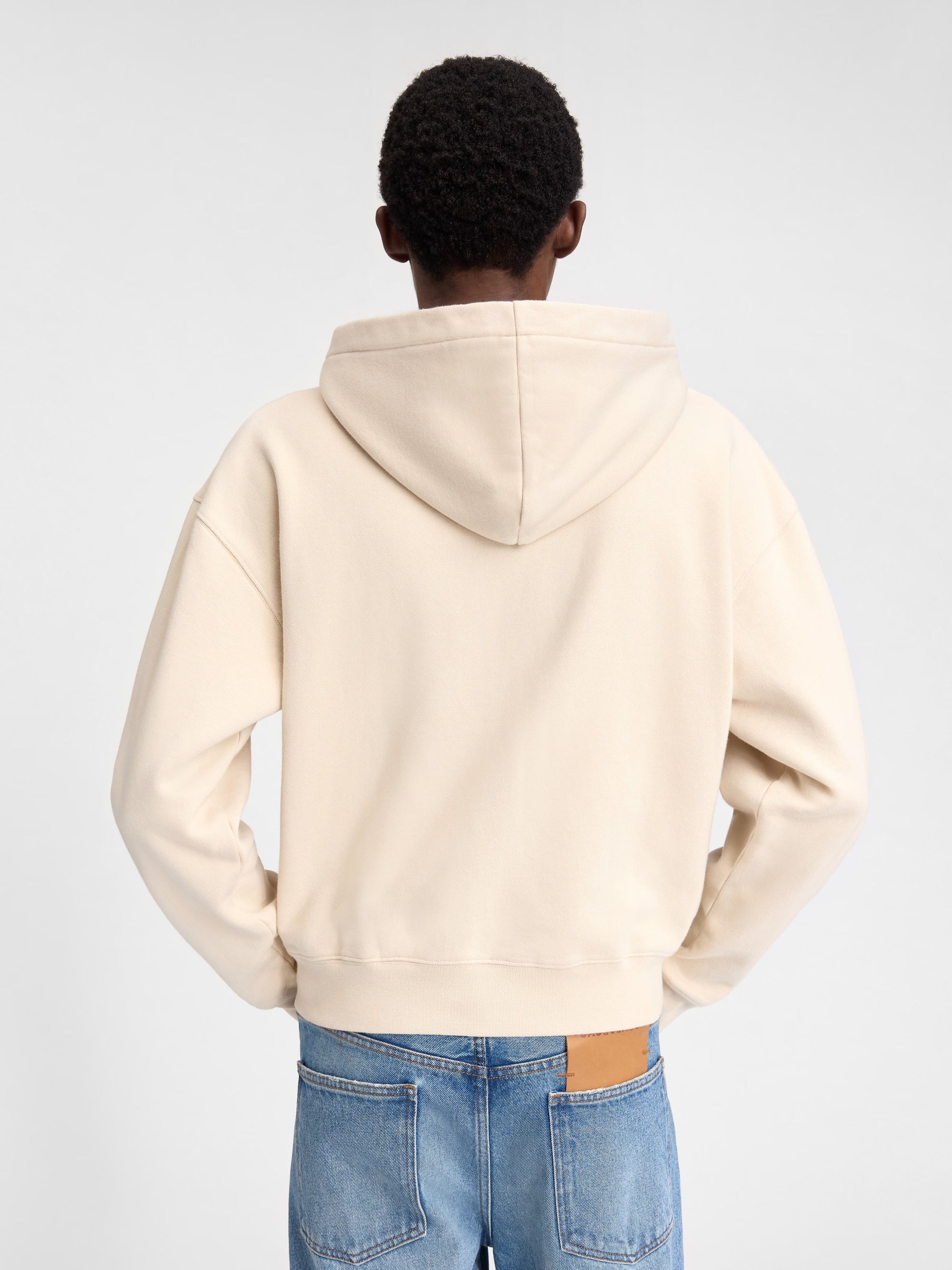 Hoodie Zippé Gros Grain – Jacquemus – Beige