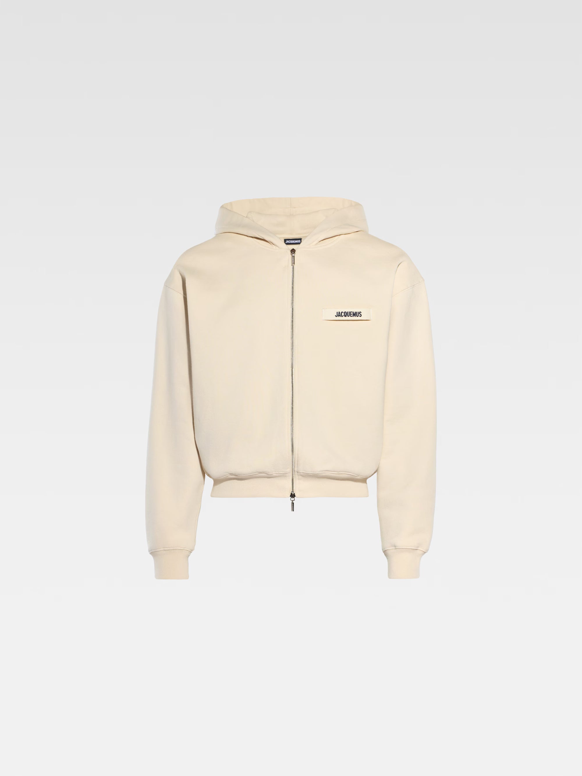 Hoodie Zippé Gros Grain – Jacquemus – Beige