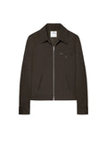 Veste Signature rétro en twill - Courrèges - Mud brown
