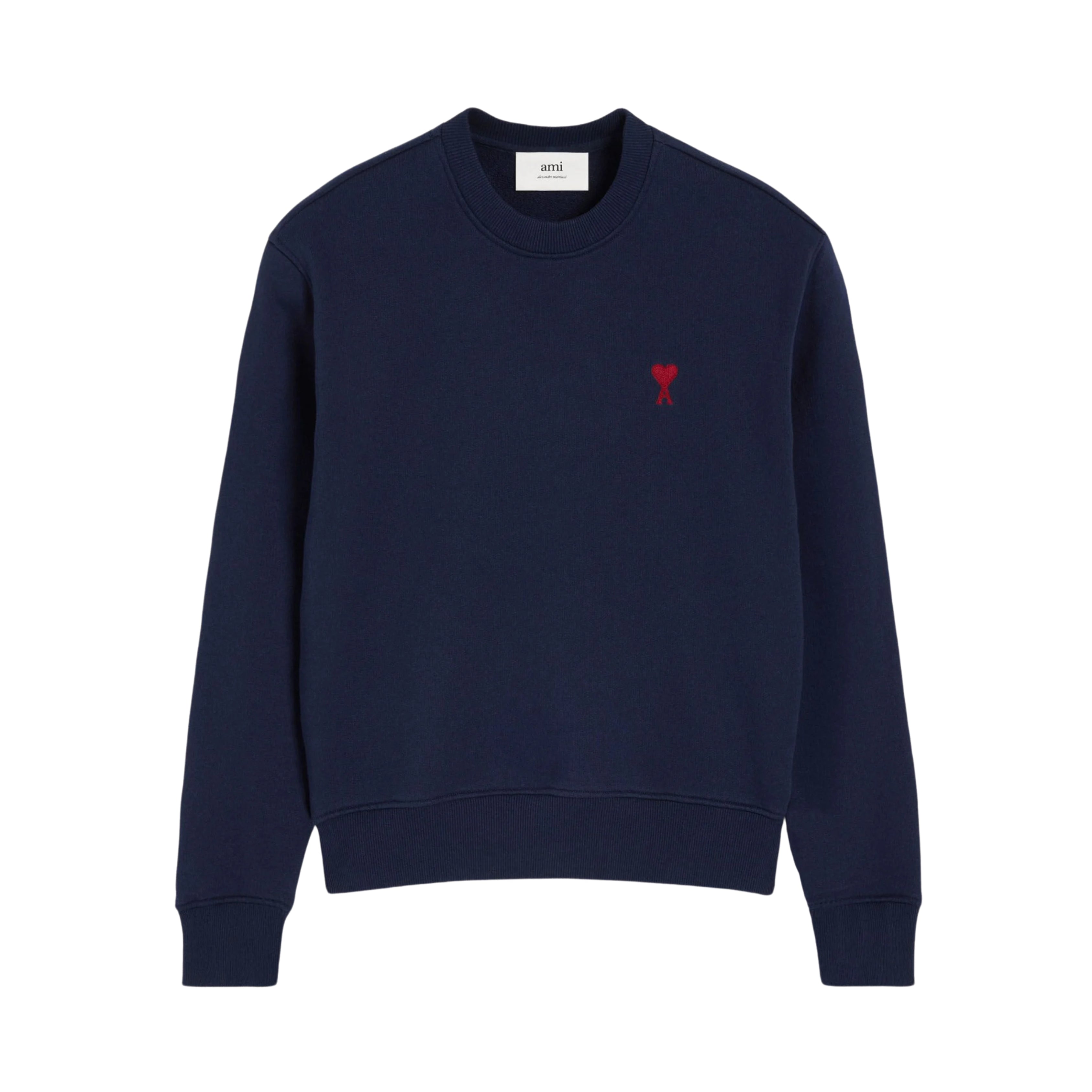 Sweatshirt Ami De Coeur – Ami Paris – Bleu Marine Rouge