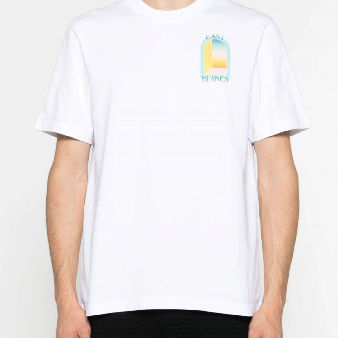 T-Shirt L'Arche Gradient Pastel SS23 - Casablanca - Blanc