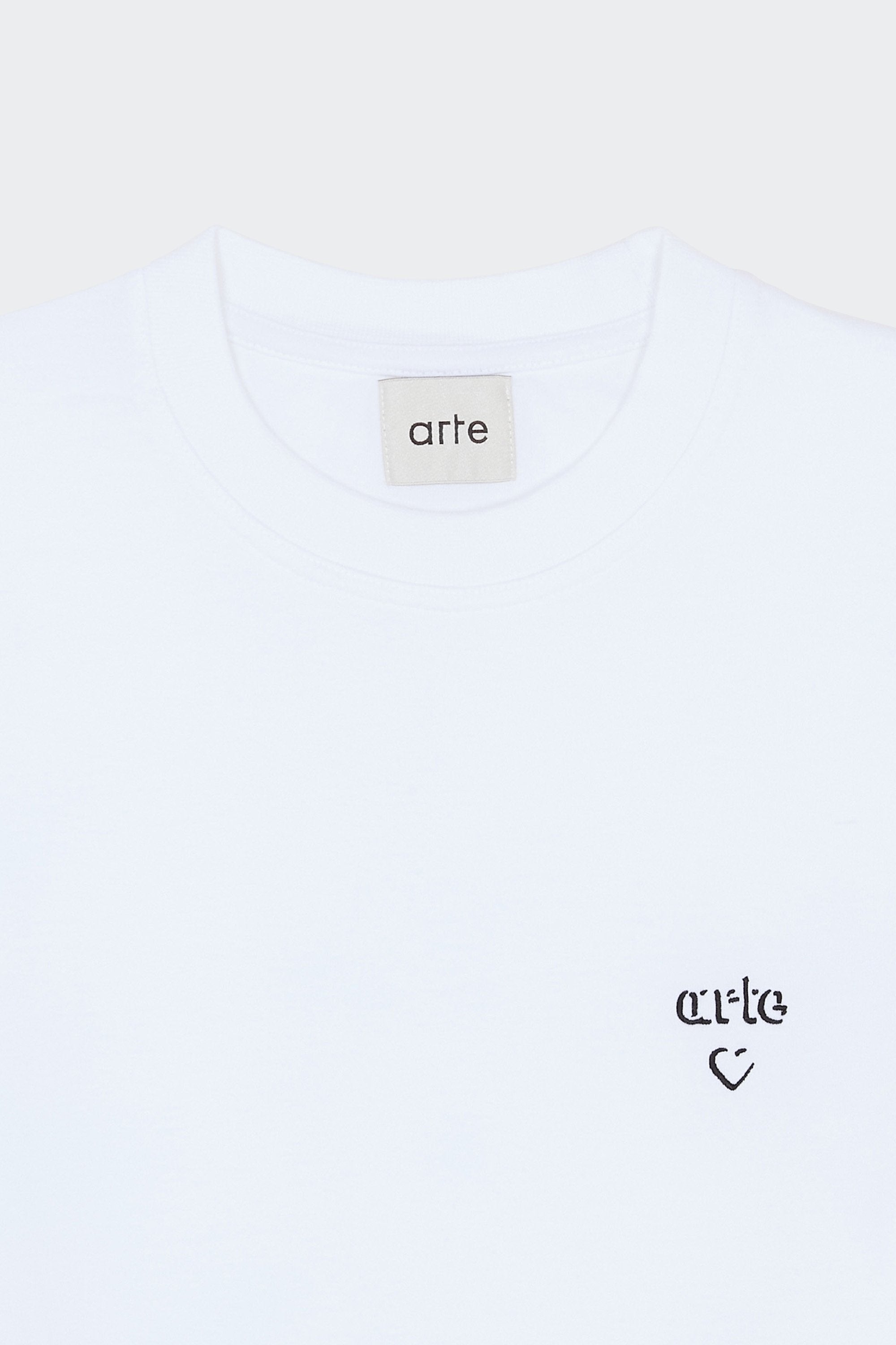 T-shirt cœur - Arte - Blanc