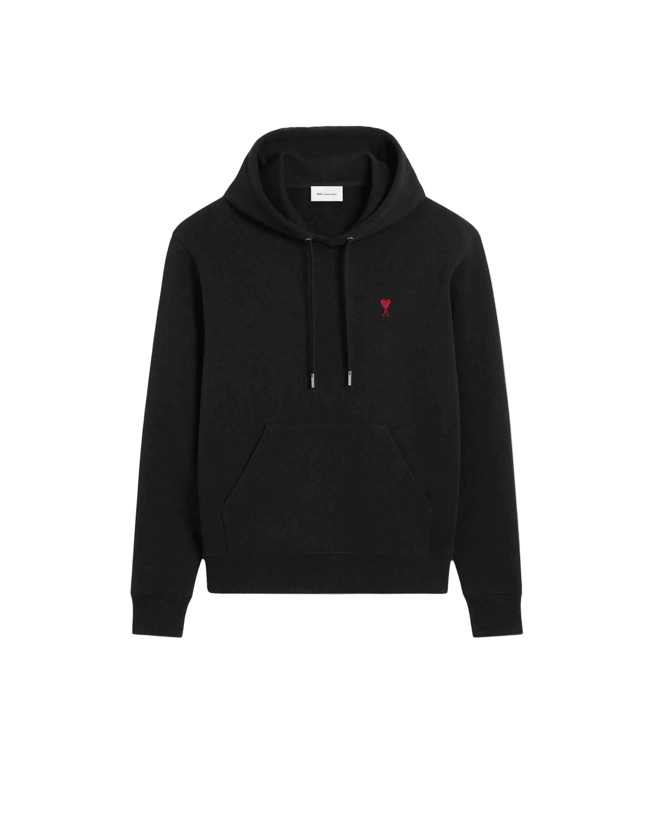 Hoodie Ami De Coeur – Ami Paris – Noir Rouge