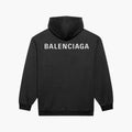 Hoodie Logo - Balenciaga - Black