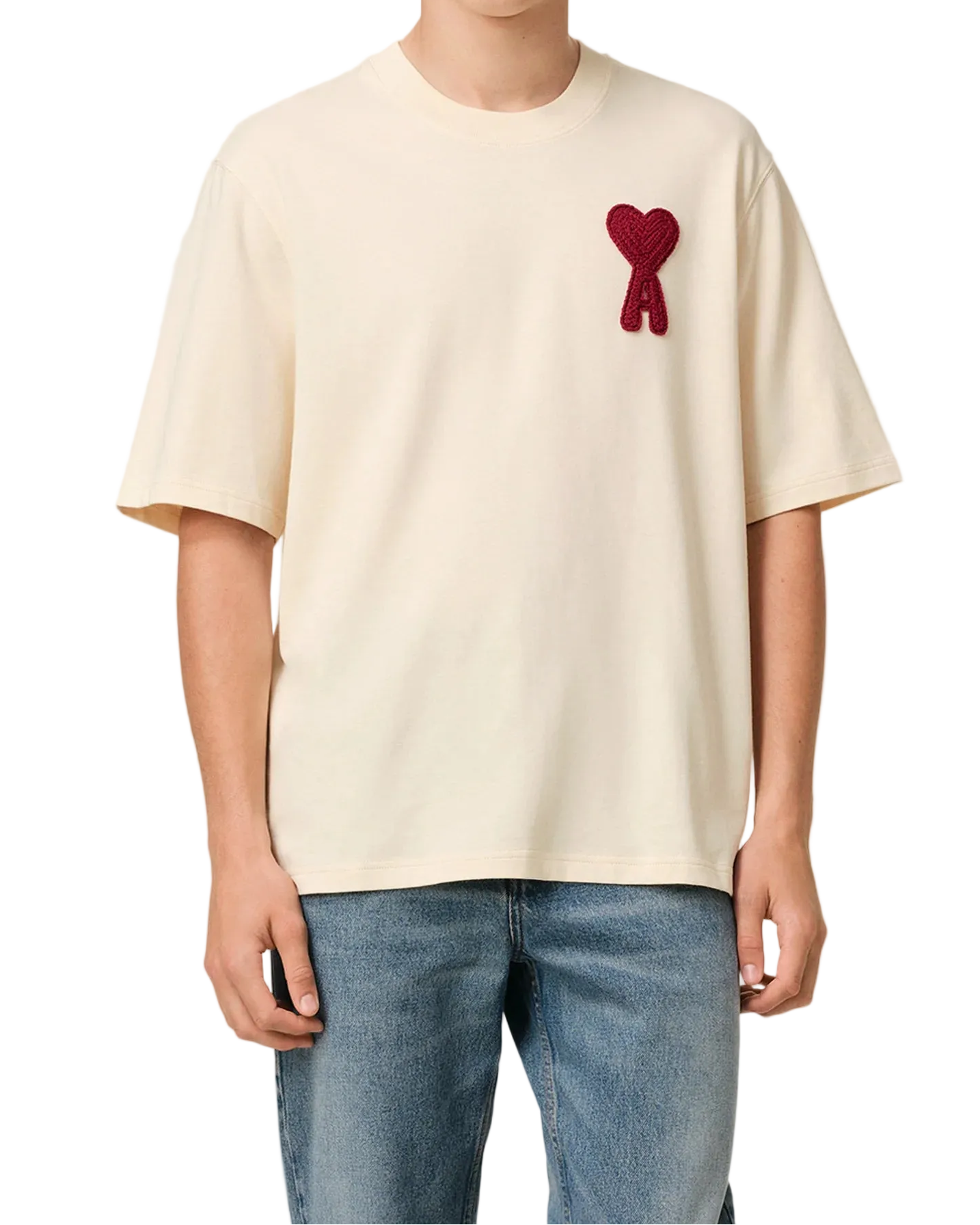 T-Shirt Patch Ami De Coeur – Ami Paris – Rouge