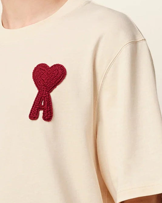 T-Shirt Patch Ami De Coeur – Ami Paris – Rouge