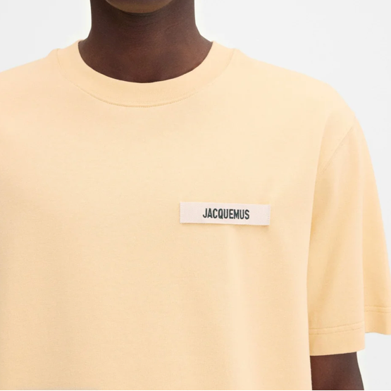 T-Shirt Gros Grain – Jacquemus – Beige Abricot