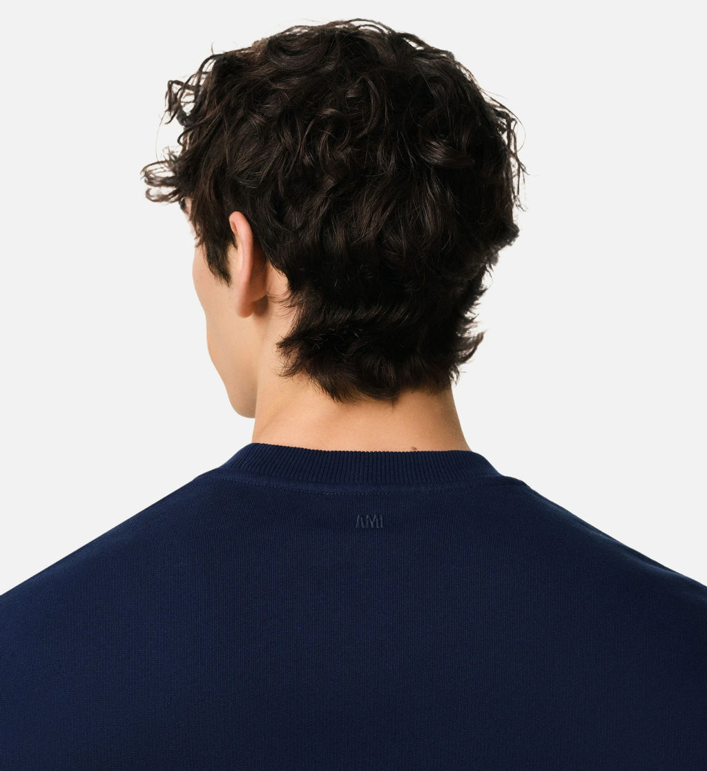 Sweatshirt Ami De Coeur – Ami Paris – Bleu Marine Rouge