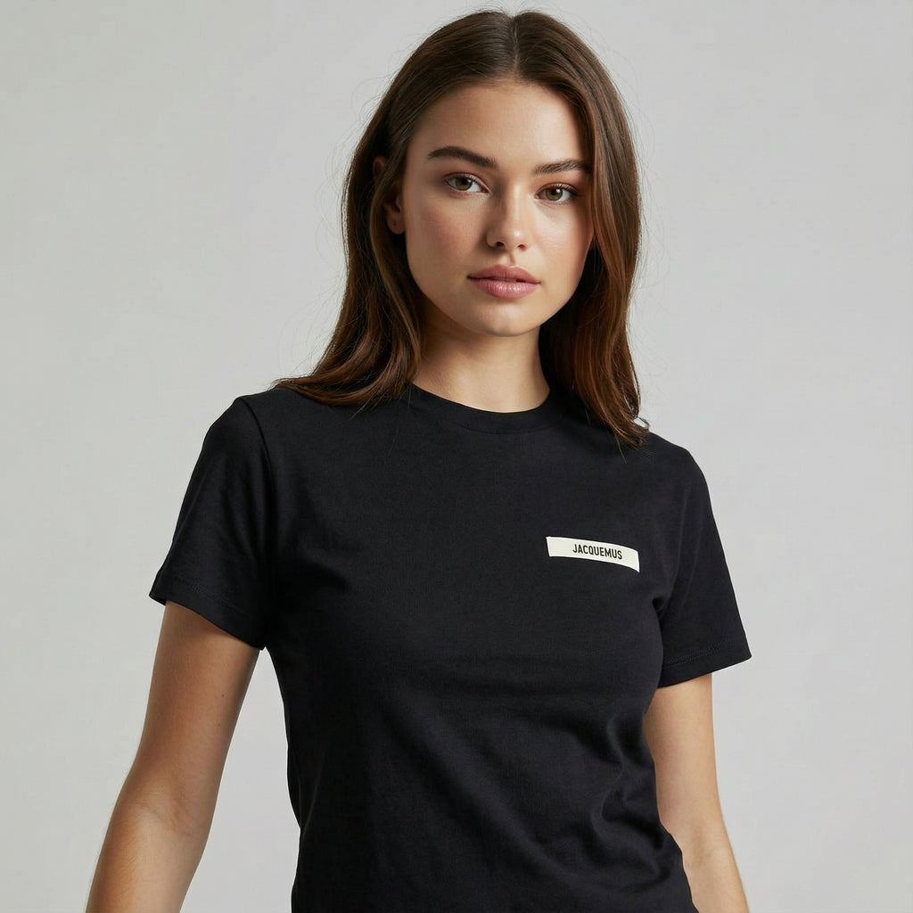 T-Shirt Gros Grain – Jacquemus – Noir