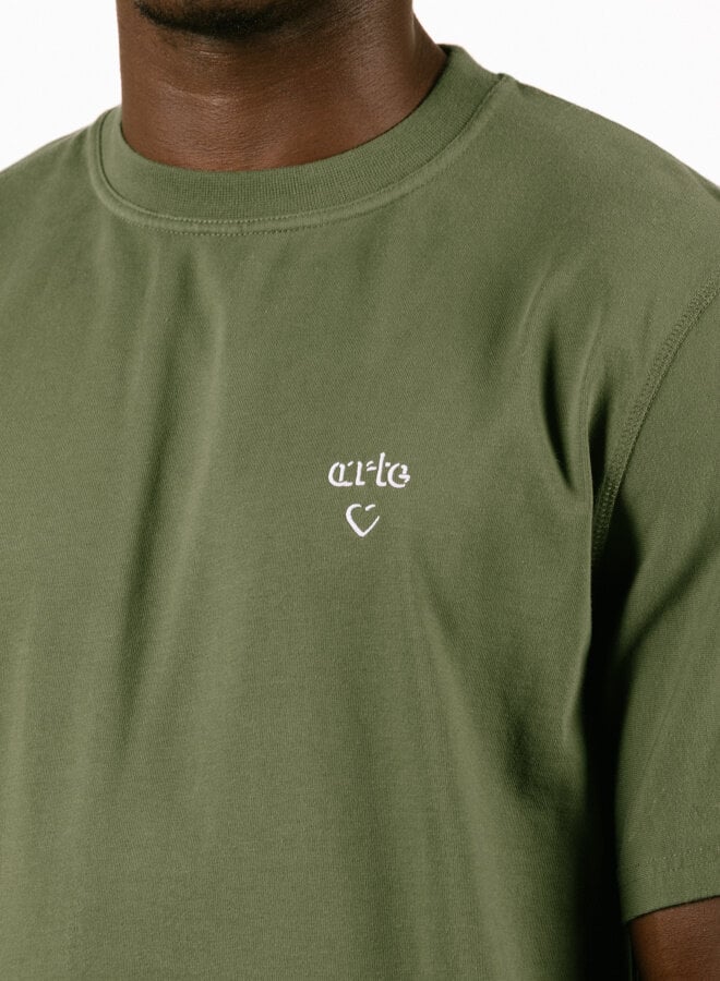 T-shirt cœur - Arte - Green