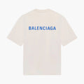 T-Shirt Logo - Balenciaga - Cream
