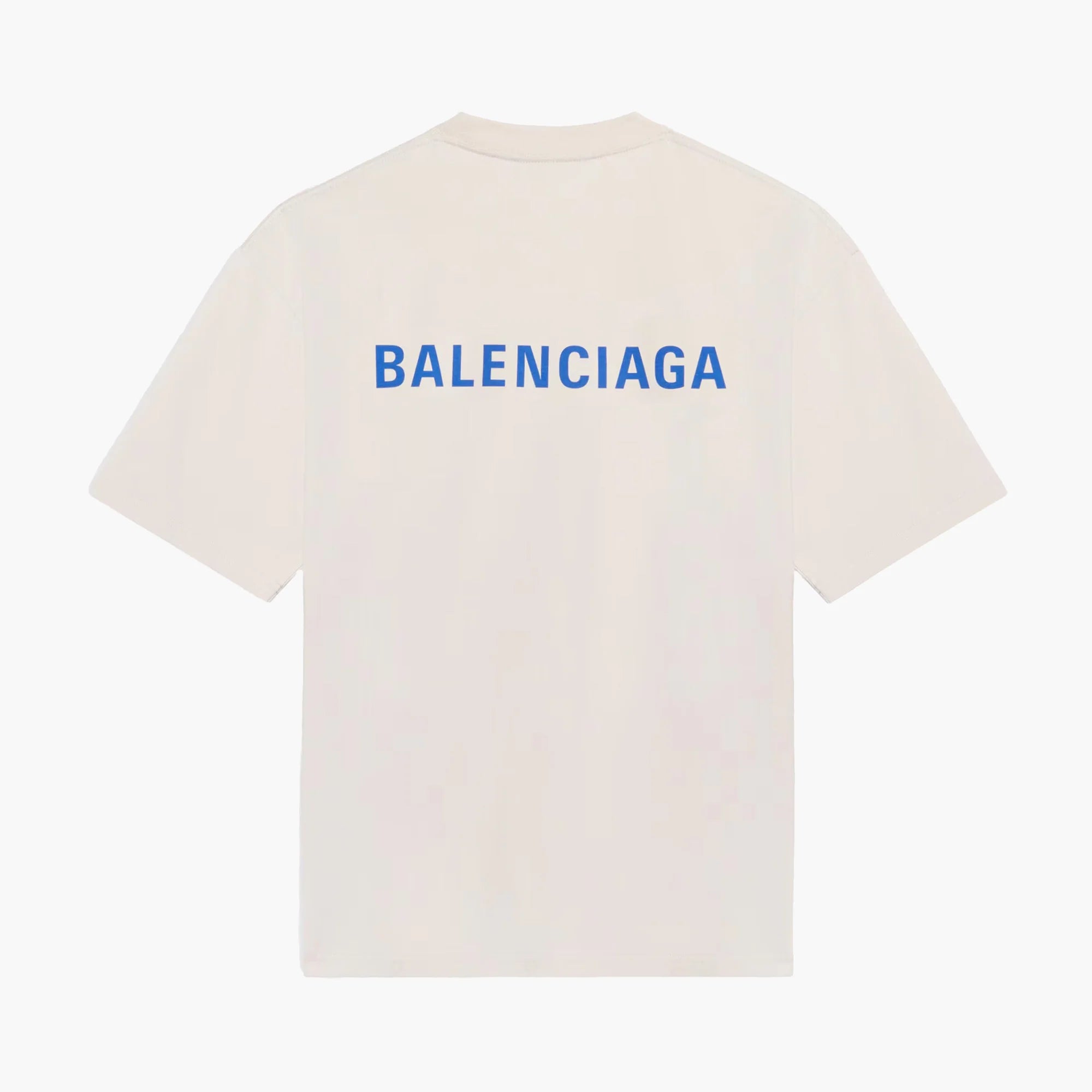 T-Shirt Logo - Balenciaga - Cream