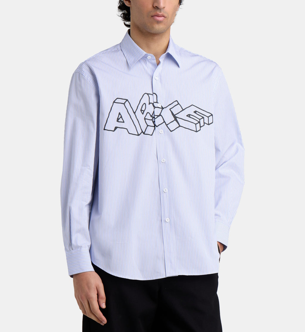 Chemise Blocks - Arte - Bleue