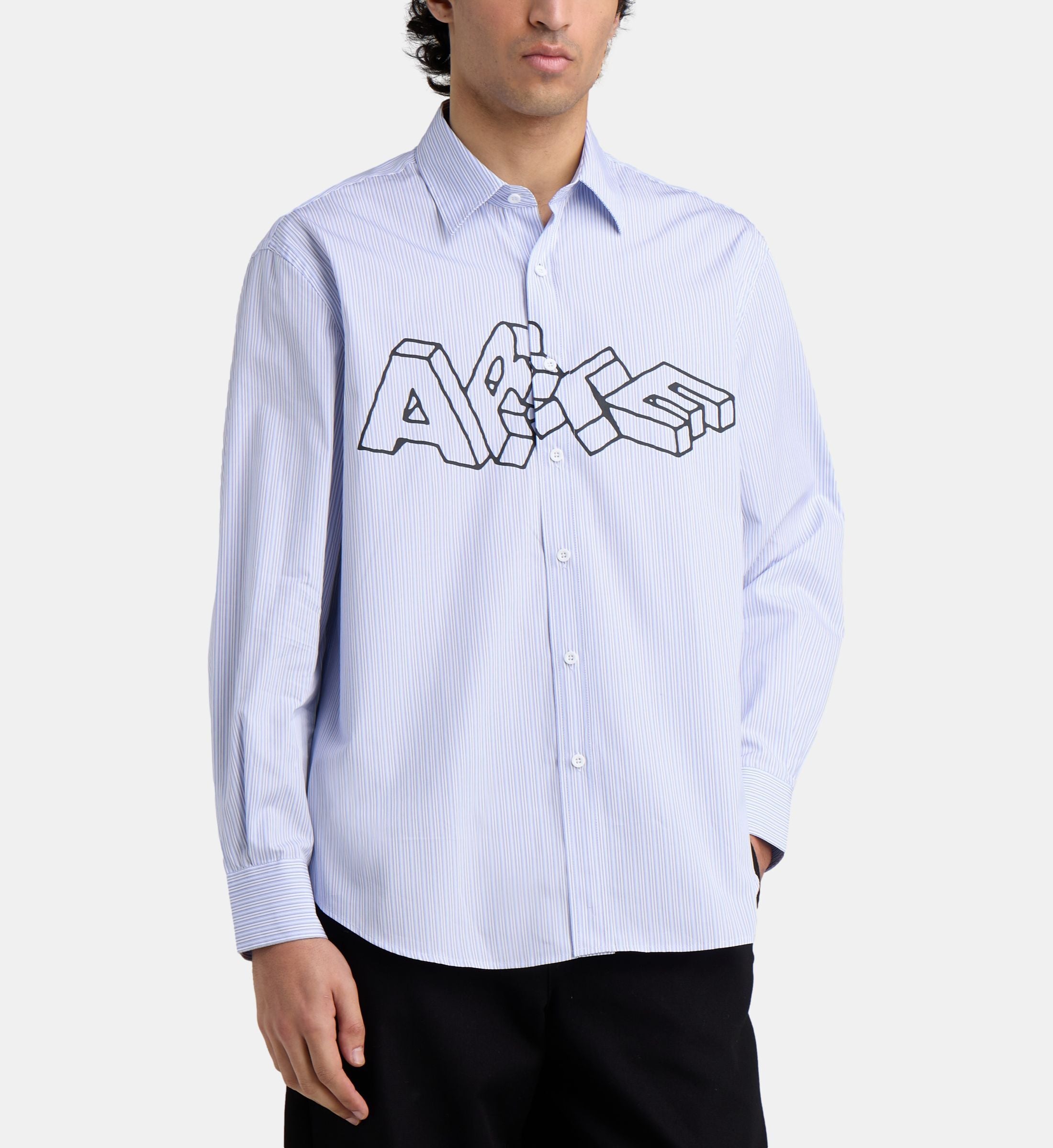 Chemise Blocks - Arte - Bleue