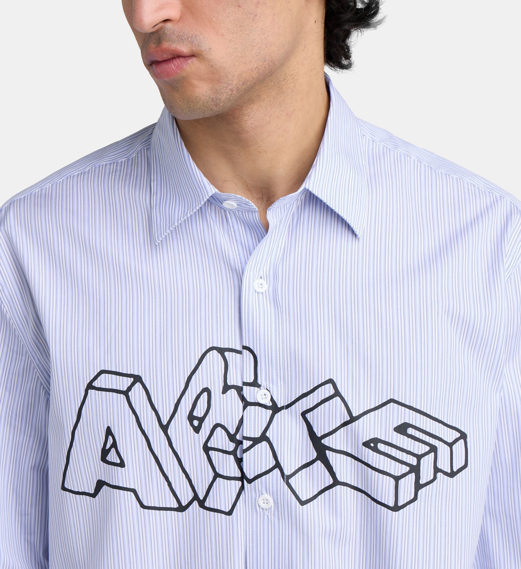 Chemise Blocks - Arte - Bleue