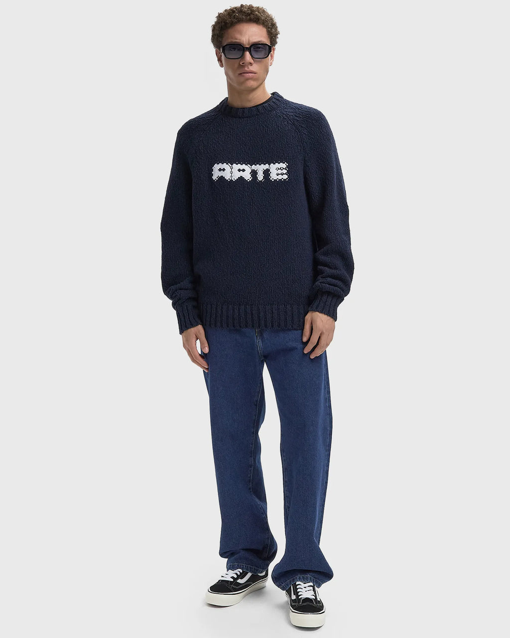 Pull Knit Pixel - Arte - Bleu