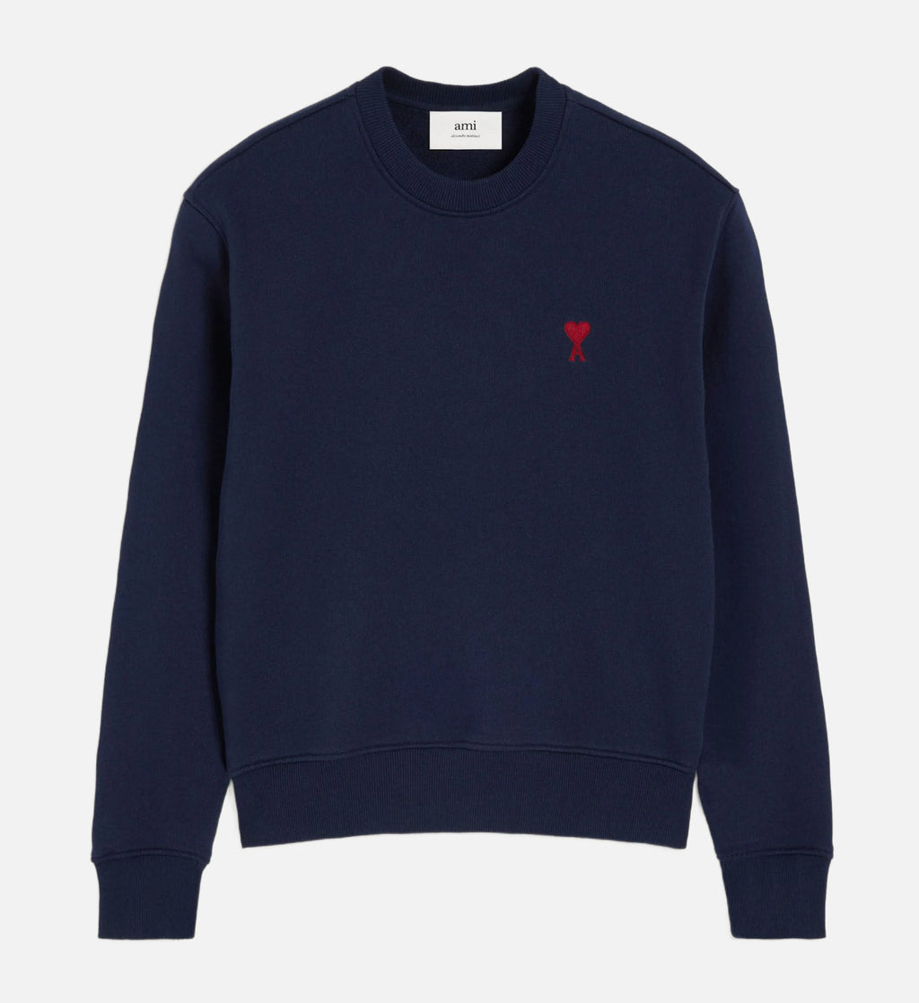 Sweatshirt Ami De Coeur – Ami Paris – Bleu Marine Rouge