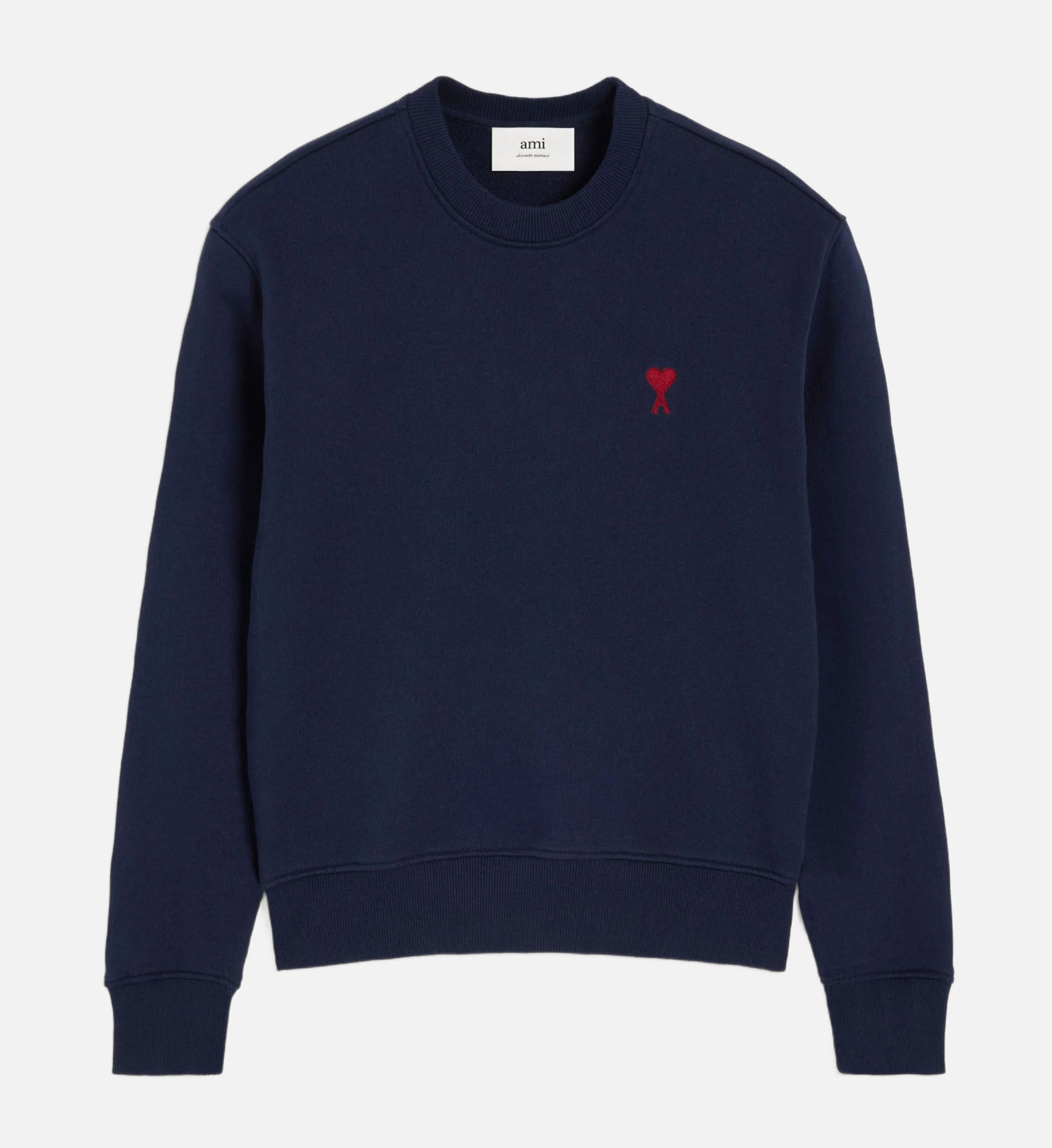 Sweatshirt Ami De Coeur – Ami Paris – Bleu Marine Rouge