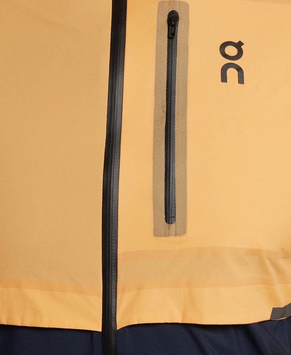 Veste de course - ON RUNNING - Moutarde