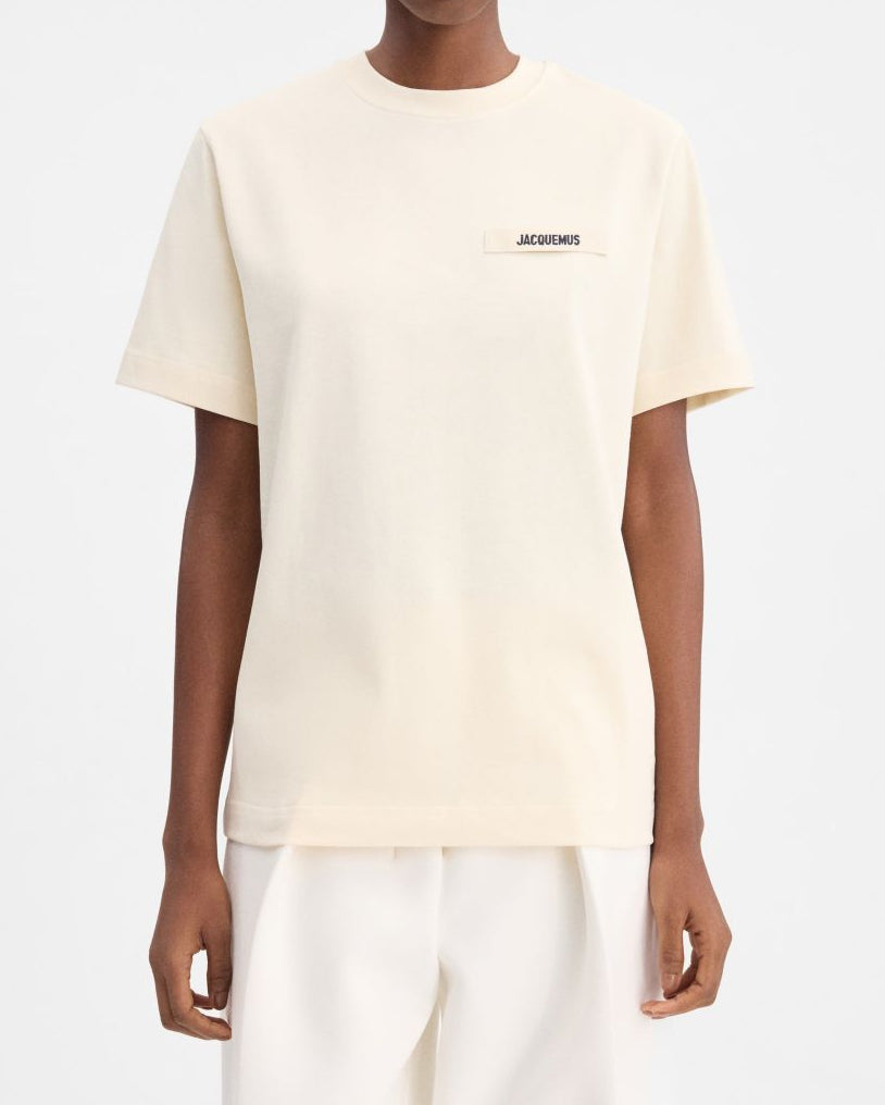 T-Shirt Gros Grain – Jacquemus – Beige