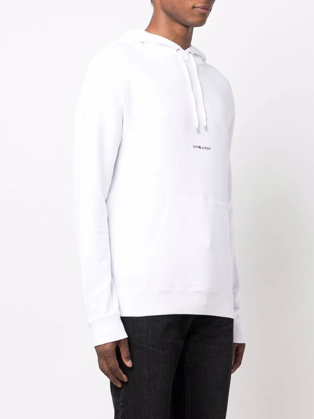 Hoodie Signature - Saint Laurent - White