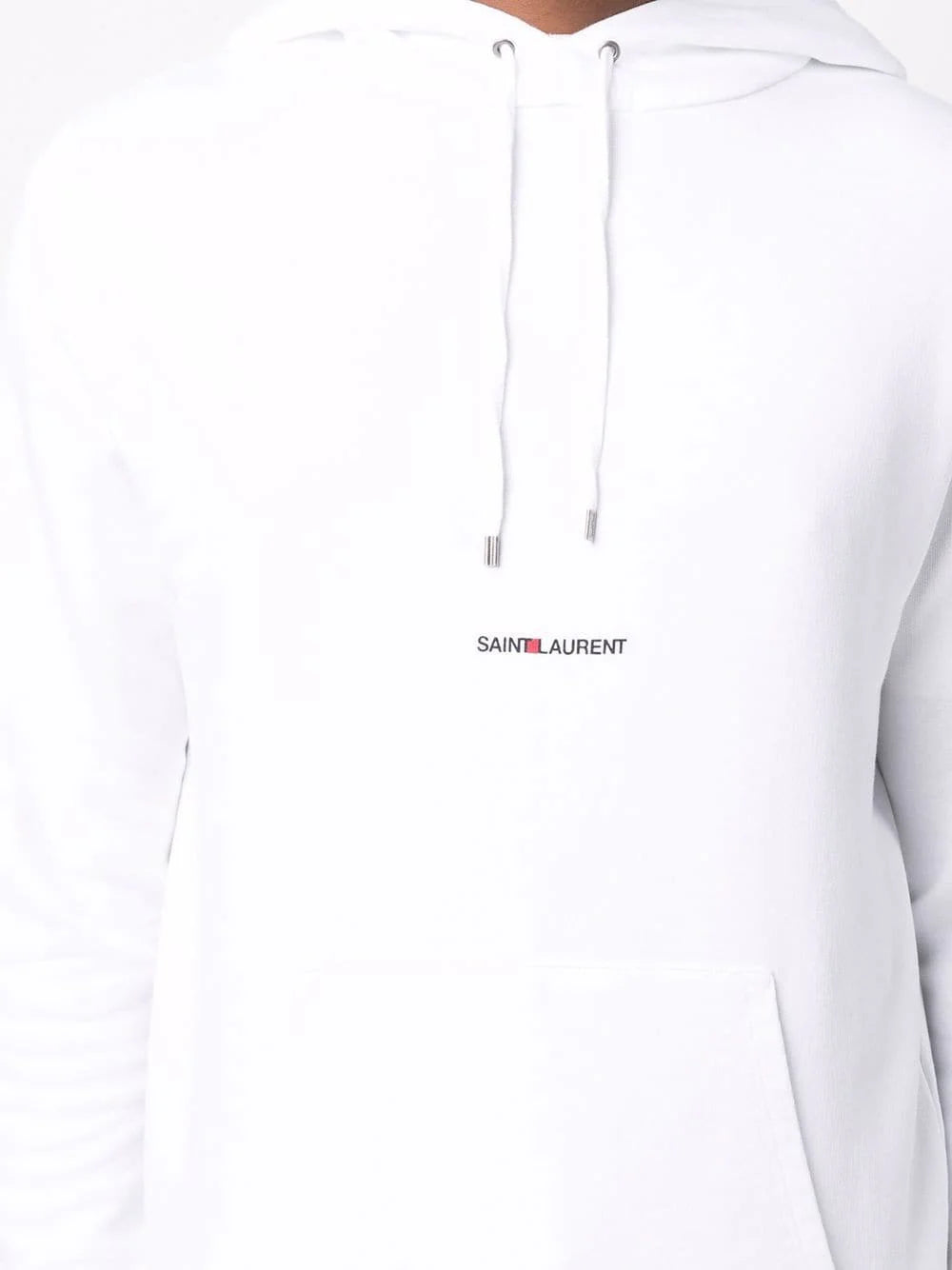 Hoodie Signature - Saint Laurent - White