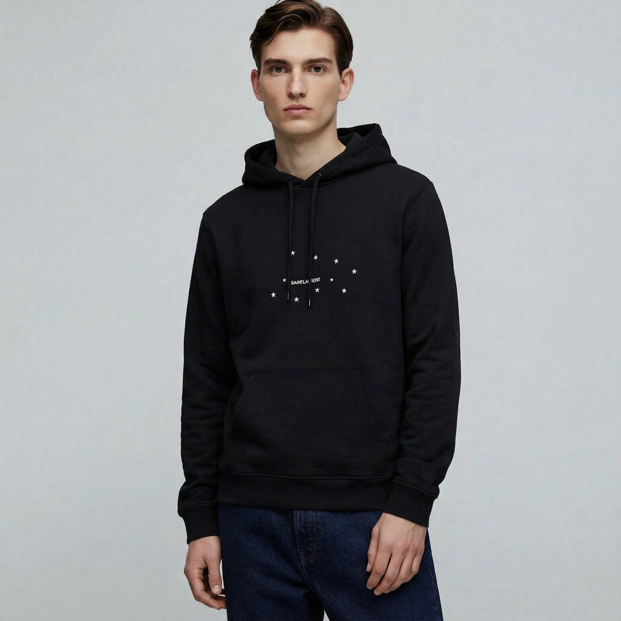 Hoodie Constellation - Saint Laurent - Black