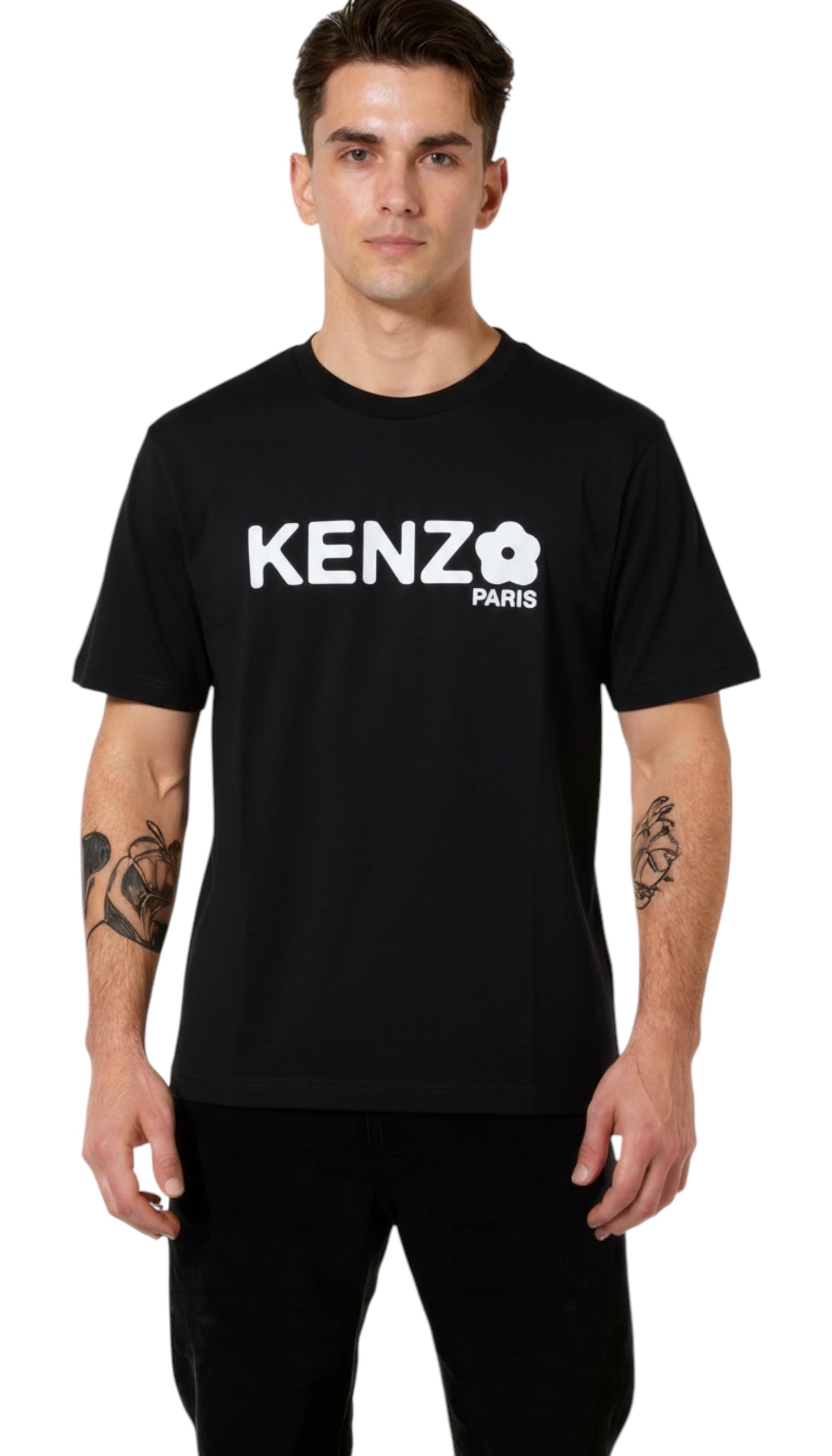 Le T-Shirt Flower Boke - Kenzo - Black