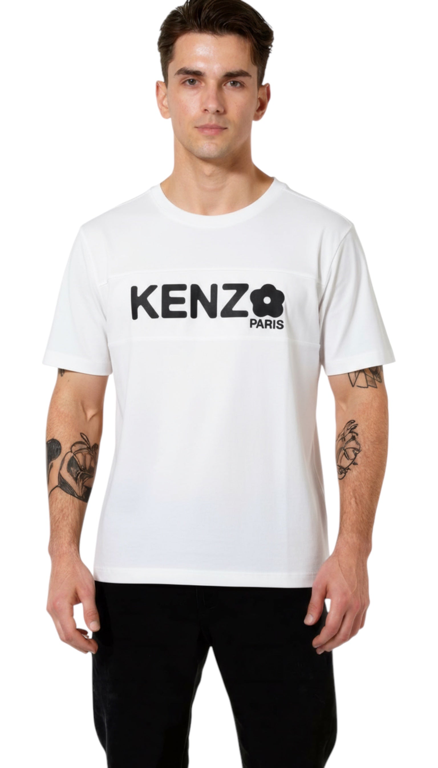 Le T-Shirt Flower Boke - Kenzo - White